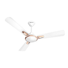 Deals, Discounts & Offers on  - Havells Festiva Prime 1200mm Energy Saving with Remote Control 5 Star Decorative BLDC Ceiling Fan (Pearl White LT Copper, Pack of 1)
