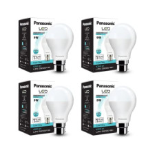 Deals, Discounts & Offers on  - Panasonic Base B22 9-Watt LED Bulb (Cool Day Light) - Pack of 4