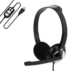 Deals, Discounts & Offers on  - BigPassport USB Wired Over Ear Headphones with Noise-Cancelling with mic