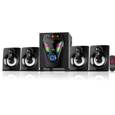 Deals, Discounts & Offers on Electronics - TRONICA FD-101 30W Home Theater/ 4.1 Channel Bluetooth Home Theater Music System with Remote/FM/USB/AUX/LED/TV Support/Hi-Bass Woofer System