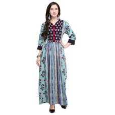 Deals, Discounts & Offers on Women - [Size L] Stylee Lifestyle Maroon Art Silk Printed Kurti