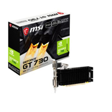 Deals, Discounts & Offers on  - MSI GeForce GT ddr3_sdram 730 2GB DDR3 PCI Express 2.0 Low pci_e_x16 Profile Gaming Graphic Card - N730K-2GD3H/LPV1