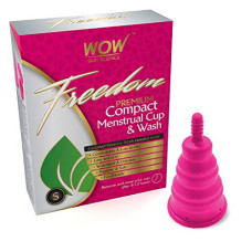 Deals, Discounts & Offers on Health & Personal Care - WOW Skin Science Freedom Reusable Menstrual Cup and Wash Pre Childbirth