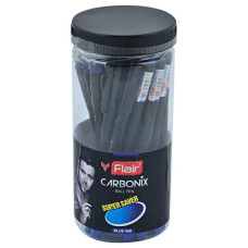 Deals, Discounts & Offers on Stationery - FLAIR Carbonix Blue Ball Pen | Medium Nib | Comfortable Grip