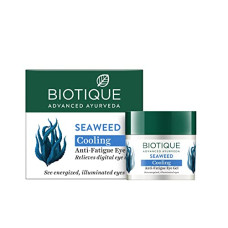 Deals, Discounts & Offers on Beauty Care - Biotique Bio Seaweed Revitalizing Anti Fatigue Eye Gel, 15g