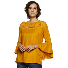 Deals, Discounts & Offers on Women - [Size M] KRAVE Women's Plain Regular fit Top