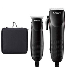 Deals, Discounts & Offers on Beauty Care - VGR Corded Professional Clipper and Trimmer Combo Kit (Black)