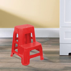 Deals, Discounts & Offers on Furniture - Nilkamal Stl21 Step Stool, Bright Red, Standard (STL21BRD)