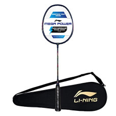 Deals, Discounts & Offers on  - Li-Ning Mega Power 8 - (Strung ) Aluminum Badminton Racket (Navy / Pink)