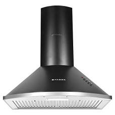 Deals, Discounts & Offers on  - Faber 60 cm 1000 m/HR Pyramid Kitchen Chimney || Lifetime warranty on Motor|| Motor- 240 Watt (HOOD CLASS PRO PB BK LTW 60, Baffle Filters,Black)