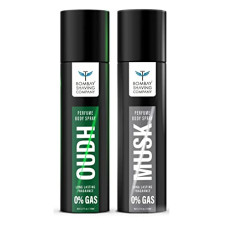 Deals, Discounts & Offers on Beauty Care - BOMBAY SHAVING COMPANY Musk & Oudh Deodorant Combo Pack | Premium Long Lasting Body Spray - For Men