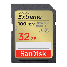 Deals, Discounts & Offers on Accessories - SanDisk Extreme SD UHS I 32GB Card for 4K Video