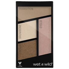 Deals, Discounts & Offers on Beauty Care - Wet n Wild, Color Icon Eyeshadow Quads, Eyeshadow Palette with Shiny and Matte Finish Eyeshadows, Long-Lasting and Easy-to-blend Formula, Walking On Eggshells (Multicolor)