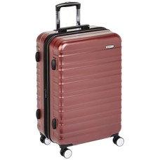 Deals, Discounts & Offers on  - AmazonBasics Premium Hardside Spinner Luggage Suitcase with Built-In TSA Lock - 26-Inch, Red
