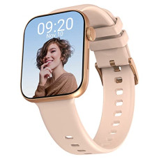 Deals, Discounts & Offers on Electronics - CrossBeats Newly launched Spectra max Super Retina AMOLED Always on Display Smartwatch, 1.81 Inch Smart Watch, AI ENC BT Calling, Crown Controls, 250+ Watch Faces, 150+ Sports Modes-Pink