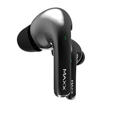 Deals, Discounts & Offers on Headphones - Maxx PX3 Truly Wireless Earbuds with Upto 40 Hrs Playtime, IPX6 Water and Sweat Resistant, Touch Control, Super Fast Charging (Black)