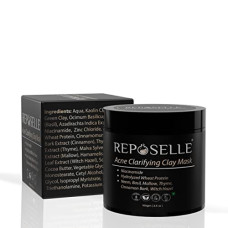 Deals, Discounts & Offers on Beauty Care - Reposelle Acne Clarifying Clay Mask | Pore Minimizer, Anti-Acne, Soothing | French Green Clay Mask | Non-Irritant | Suits All Skin Types | Fragrance-Free | 100 gm