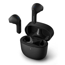 Deals, Discounts & Offers on Headphones - Philips Audio TAT2236 TWS Earbuds with IPX4, 6+12 Hours Play time, Quick Charge, Type-C Charging, Black