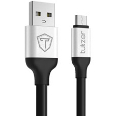 Deals, Discounts & Offers on  - Tukzer Hybrid Micro-Usb To Usb High Speed, Quick Charge 2.4 Ampere & Data Sync Cable For Personal Computer, Smartphone (4 Feet/ 1.2 Meter, Black)