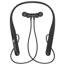 Deals, Discounts & Offers on Headphones - Portronics Harmonics Z4 Wireless Bluetooth 5.3 Neckband in Ear Earphones with mic, 30Hrs Playtime, Gaming Mode, Voice Assistance, Magnetic Latch, IPX4 Water Resistant, Type C Charging Port(Black)