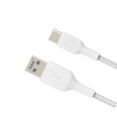 Deals, Discounts & Offers on Mobile Accessories - ich ioc1 3.0A Textured Fast Charge 1m Type C sync and Charge Cable, Made in India, 480Mbps Data Transfer Rate, Tested Durability with 10000+ Bends(White)