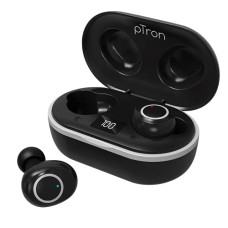 Deals, Discounts & Offers on Headphones - pTron Bassbuds Jets True Wireless Bluetooth 5.0 Headphones, 20Hrs Total Playback with Case