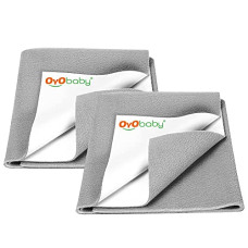 Deals, Discounts & Offers on Baby Care - OYO BABY Baby Bed Protector (Medium Pack of 2, Grey)