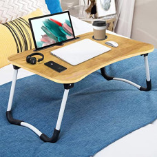 Deals, Discounts & Offers on Laptop Accessories - Sattva Portable Folding Laptop Table | Bed Table for Adults | Portable Study Table