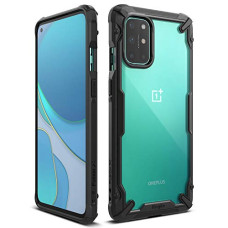 Deals, Discounts & Offers on Mobile Accessories - Ringke Fusion-X for OnePlus 8T Case Back Cover, [Military Drop Tested] Ergonomic Transparent Hard PC Back TPU Bumper Impact Resistant Protection