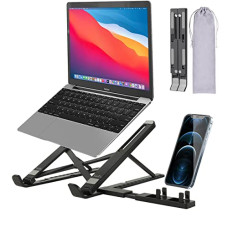 Deals, Discounts & Offers on Laptop Accessories - SooPii Laptop Stand + Detachable Mobile Stand, Computer Stand, Ergonomic ABS Laptop Stand / Riser