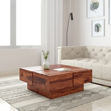 Deals, Discounts & Offers on Vegetables & Fruits - Amazon Brand - Solimo Stren Coffee Table (Sheesham Wood, Natural Finish)