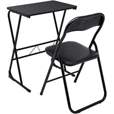 Deals, Discounts & Offers on Vegetables & Fruits - Amazon Brand - Solimo Rhine Study/Laptop Table and Chair Set (Black)