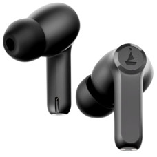 Deals, Discounts & Offers on Headphones - boAt Airdopes 393ANC True Wireless Earbuds with 32dB Hybrid ANC, Quad Mics with ENx Tech, 30 Hours Playback, Beast Mode, ASAP Charge, Ambient Mode, Bluetooth v5.2 IWP, IPX5(Rogue Black)