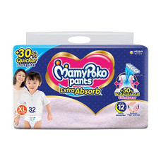 Deals, Discounts & Offers on Baby Care - MamyPoko Pants Extra Absorb XL32