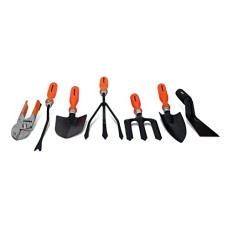 Deals, Discounts & Offers on Gardening Tools - Visko GTK Garden Tool Kit (Orange and Black, 7-Pieces)