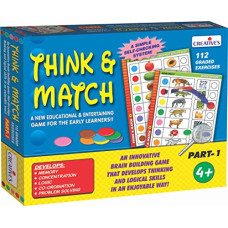 Deals, Discounts & Offers on Toys & Games - Creative Educational Aids P. Ltd. Think And Match - 1 (Multicolour),for-Kid
