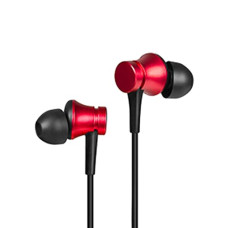 Deals, Discounts & Offers on Headphones - Xiaomi Wired in-Ear Earphones with Mic, Ultra Deep Bass & Metal Sound Chamber (Red)