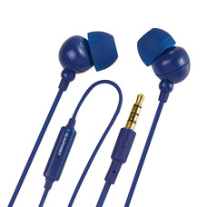 Deals, Discounts & Offers on Headphones - Blaupunkt EM-05M in-Ear Wired Earphone with Mic and Deep Bass HD Sound Mobile Headset with Noise Isolation and with customised Extra Ear gels(Blue)