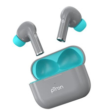 Deals, Discounts & Offers on Headphones - PTron Newly Launched Bassbuds Neo TWS Earbuds, HD Mic & TruTalk ENC Calls, Game/Music Modes, 35Hrs Playtime, in-Ear Bluetooth 5.3 Headphones, Type-C Fast Charging & IPX5 Water Resistant (Grey)