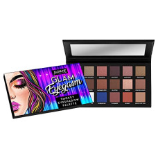 Deals, Discounts & Offers on Beauty Care - Jaquline USA Glam Eyegasm Smokey Eyeshadow palette | Matte | Shimmery | Highly-Pigmented | 18 Different Color | Rich-Color Payoff| Easily Blendable | Long Lasting