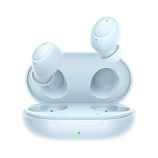 Deals, Discounts & Offers on Headphones - Oppo Enco Buds Bluetooth True Wireless in Ear Earbuds(TWS) with Mic, 24H Battery Life, Supports Dolby Atmos Noise Cancellation During Calls, IP54 Dust & Water Resistant,(Blue, True Wireless)