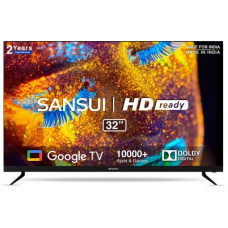 Deals, Discounts & Offers on Entertainment - [For Axis/Citi Credit Card] Sansui 80 cm (32 inch) HD Ready LED Smart Google TV(JSWY32GSHD)