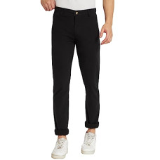 Deals, Discounts & Offers on Men - [Sizes 30, 32, 34, 36, 38] RAGZO Men's Cotton Slim Fit Casual Trousers Stretch