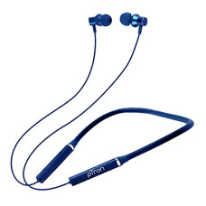Deals, Discounts & Offers on Headphones - PTron Tangentbeat in-Ear Bluetooth Wireless Headphones with Mic, Punchy Bass, 10mm Drivers, Clear Calls, Snug-Fit, Fast Charging, Magnetic Buds, Voice Assistant & IPX4 Wireless Neckband (Dark Blue)