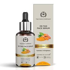 Deals, Discounts & Offers on Beauty Care - The Man Company De Tan Face Serum with Turmeric and Niacinamide