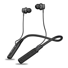 Deals, Discounts & Offers on Headphones - SYVO Flex Bluetooth 5.2 Wireless in Ear Headphones, 13mm Driver, Deep Bass, HD Calls, Fast Charging Neckband, Dual Pairing, Voice Assistant & IPX4 Water Resistant (Black)