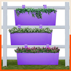 Deals, Discounts & Offers on Gardening Tools - Patio by Bathla - LEA Rectangular Hanging Metal Pot Holders / Planters Set of 3