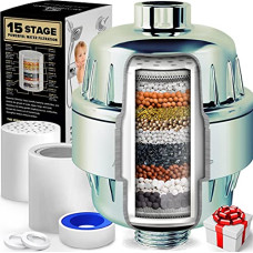 Deals and Offers on Home Improvement - AquaHomeGroup 15 Stage Shower Filter with Vitamin C Deals, Discounts & Offers on Home Improvement - AquaHomeGroup 15 Stage Shower Filter with Vitamin C