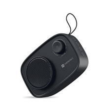 Deals and Offers on Electronics - Portronics Pixel 2 Wireless Bluetooth Portable Speaker with Micro SD, 3.5mm Aux, 3W Sound Output, Retro Volume Knob(Black) Deals, Discounts & Offers on Electronics - Portronics Pixel 2 Wireless Bluetooth Portable Speaker with Micro SD, 3.5mm Aux, 3W Sound Output, Retro Volume Knob(Black)
