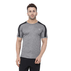 Deals, Discounts & Offers on Men - [Sizes M, 5XL] CHKOKKO Men's Round Neck Dry Fit Gym Sports T-Shirt